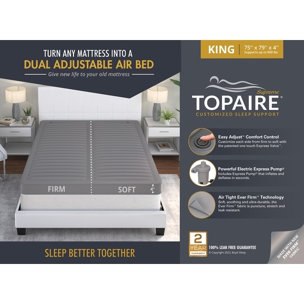 air filled mattress topper