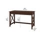 preview thumbnail 48 of 49, Key West 48W Writing Desk by Bush Furniture