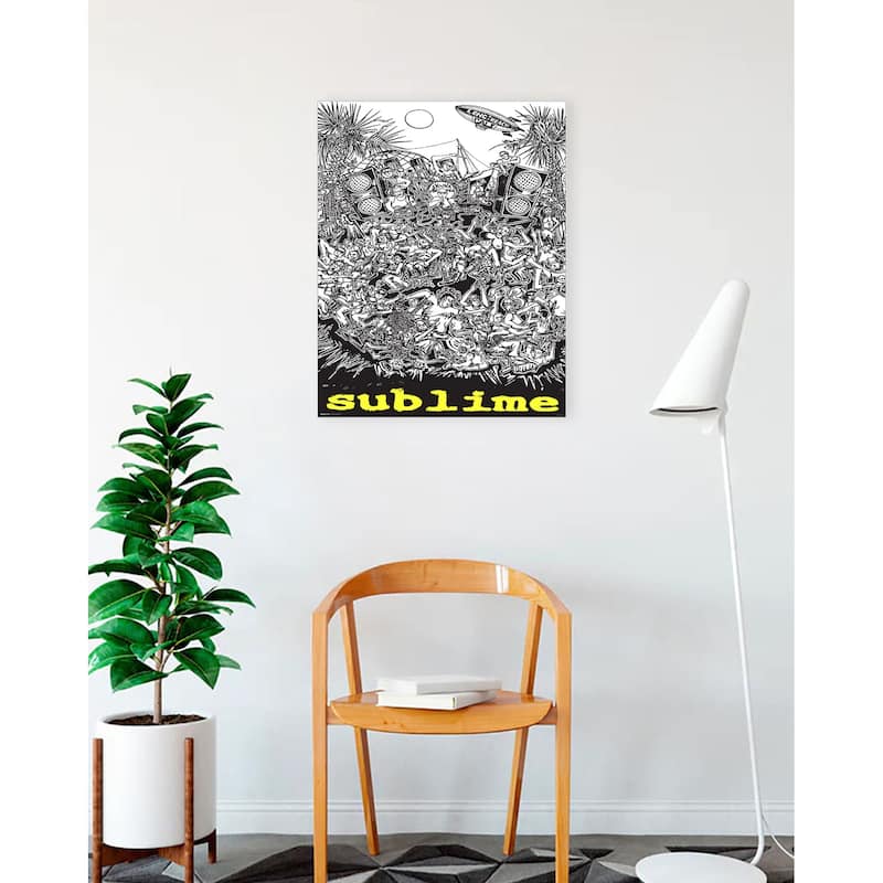 Sublime - Cartoon Art Poster - 24 x 36 Inch