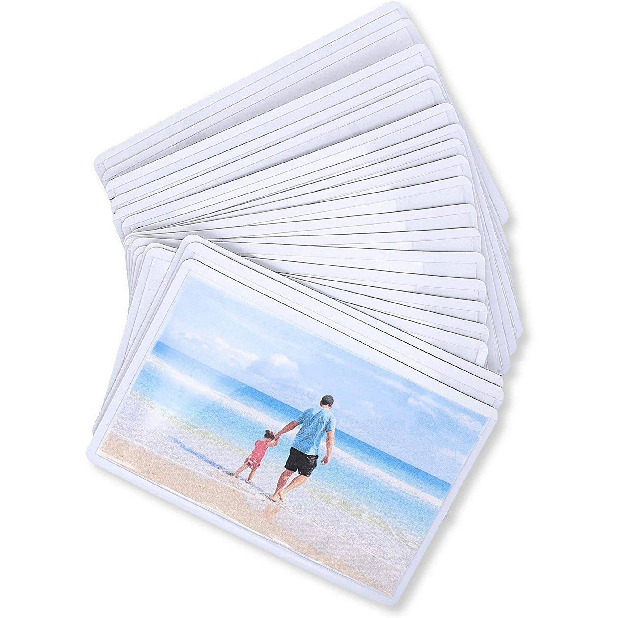 24 Pack Magnetic Wallet Picture Frame 2 5 X 3 5 Inches Multi Color