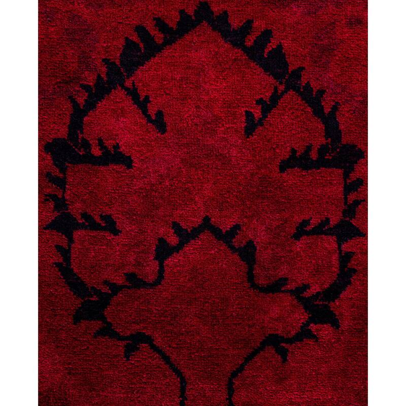 Overdyed One-of-a-Kind Hand-Knotted Area Rug - Pink - 8' 2" x 10' 4"