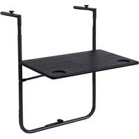niet Eindeloos Trots Outdoor Plastic Folding Adjustable Balcony Hanging Table - Overstock -  35756879