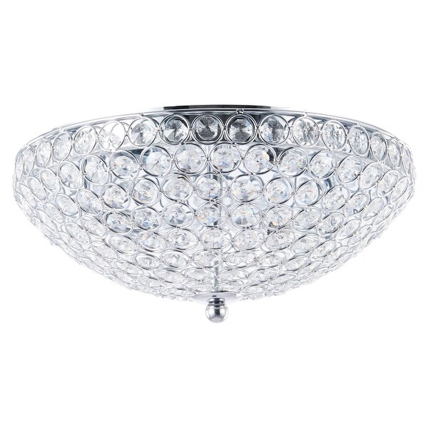 LED Crystal Flush Mount Ceiling Light Dimmable Crystal Light