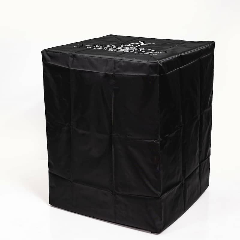 24.4 in Wicker Fire Pit Table Propane/ Liquefied Petroleum Gas in Dark Brown - N/A