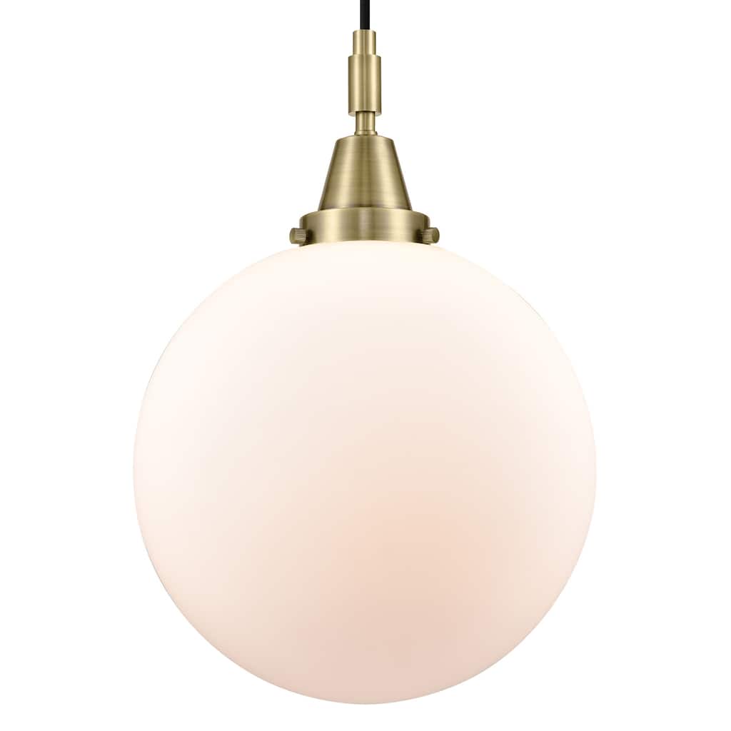Innovations Lighting 447-1P-G201-12 Beacon 12" Wide Pendant with Matte