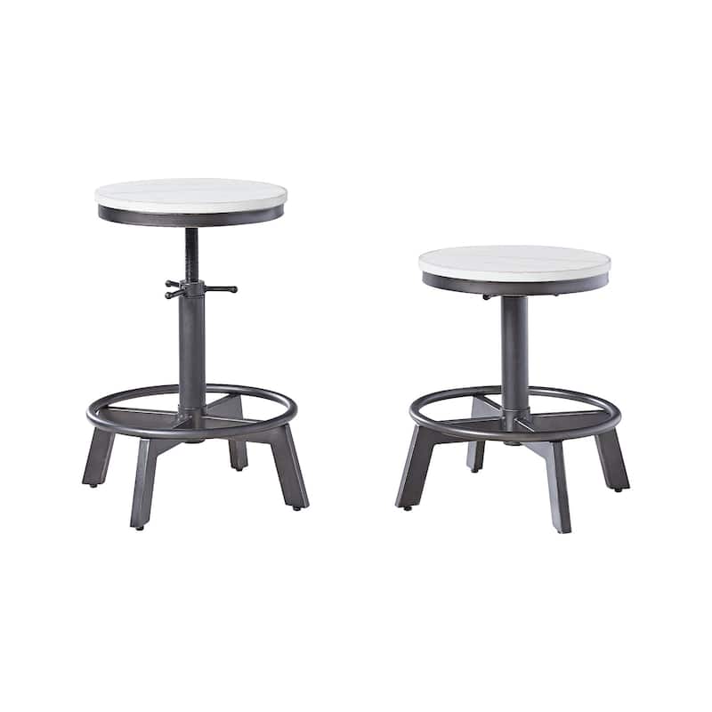 Ashley Furniture Torjin Swivel Stool (Set of 2) - 19"W x 19"D x 24"H