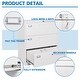 preview thumbnail 15 of 23, Lateral file cabinet 3 drawers