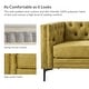 preview thumbnail 50 of 58, HULALA HOME Calymne 84" Modern Square Arms Sofa with Button-Tufted Back