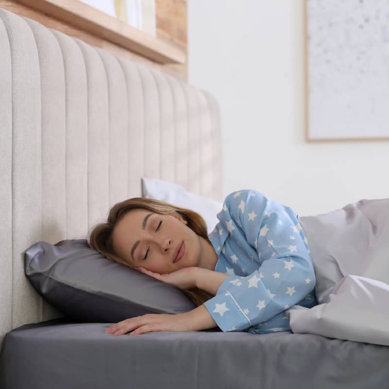 NIGHT Satin Washable Fitted Sheet