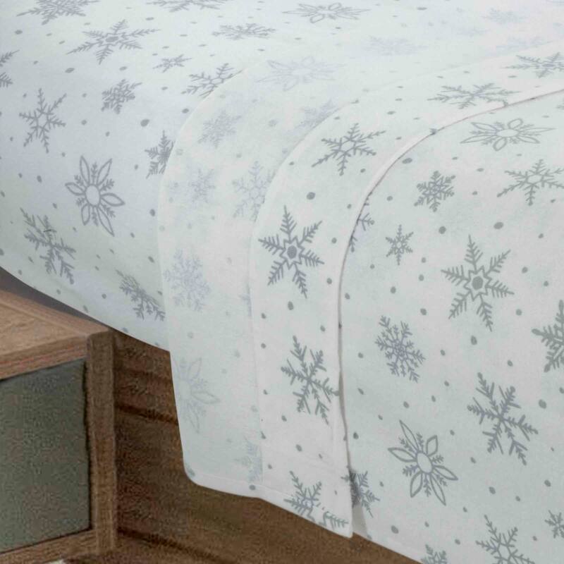 Avanti Linens Winter Wonderland Flannel Queen Sheet Set