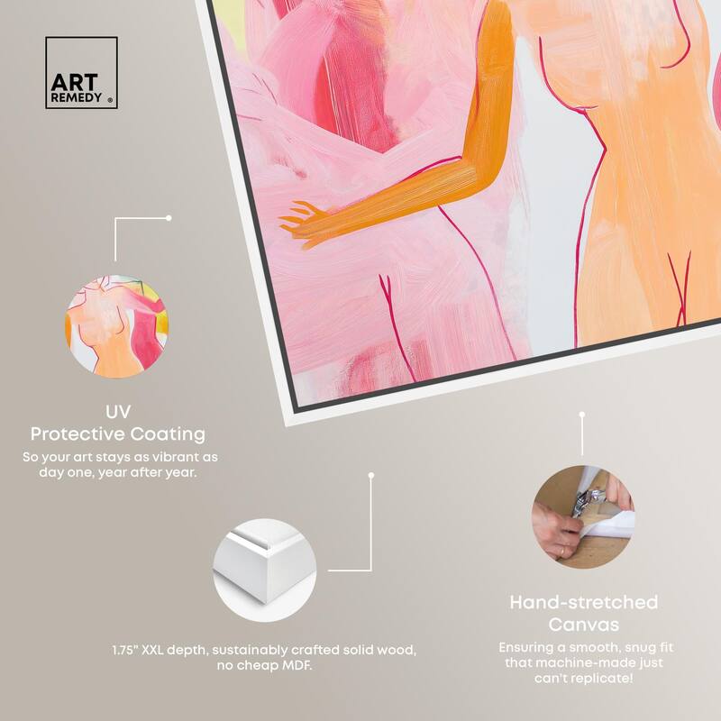 Three Graces Canvas by Art Remedy