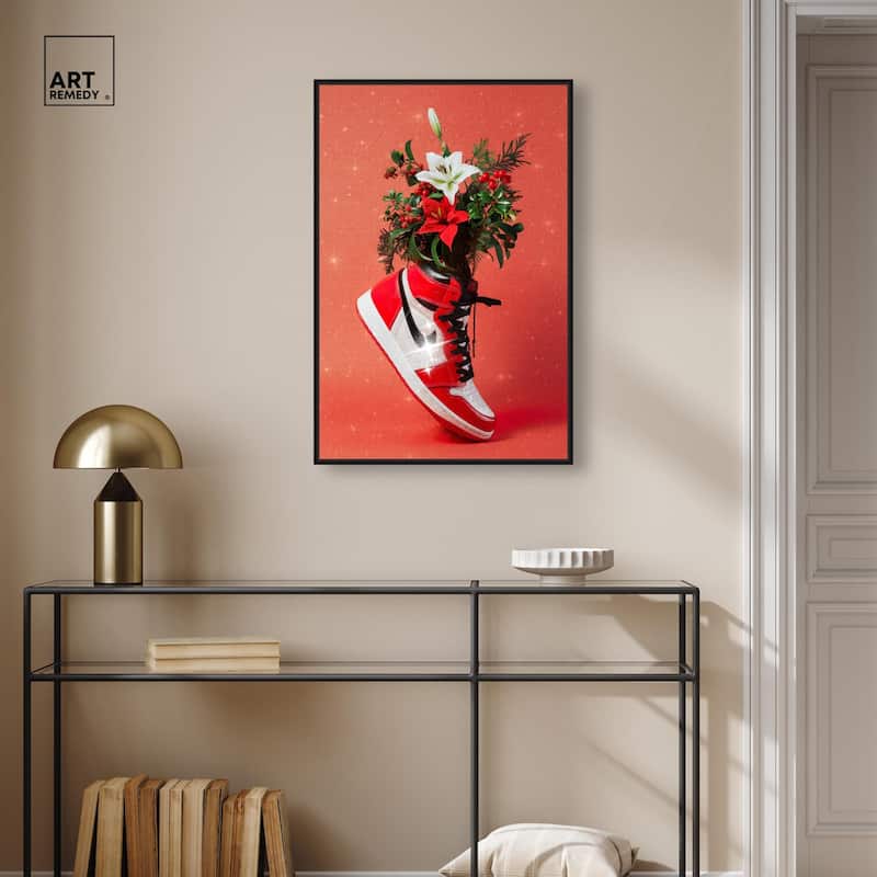 Holiday Sneaker Canvas by Art Remedy