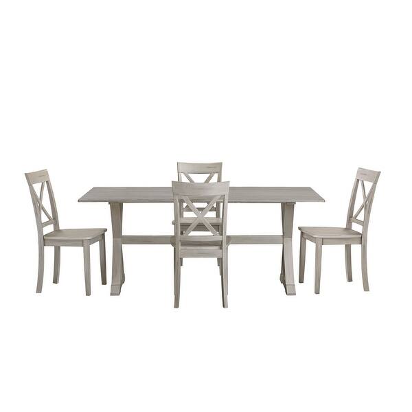 Shop Boraam 5 Piece Jamestown Dining Set Overstock 31595665