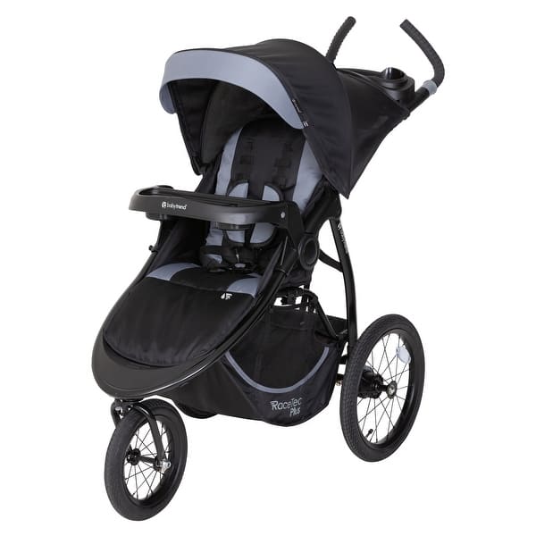 slide 2 of 5, Baby Trend Expedition® Zero Flat Jogger with LED Lights, Dash Grey