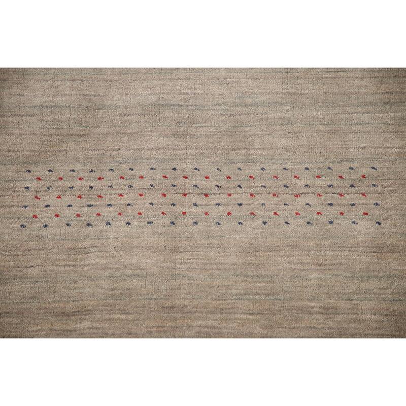 Tribal Gabbeh Accent Rug Handmade Oriental Wool Carpet - 2'10"x 4'11"