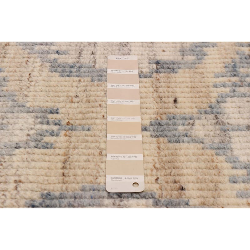ECARPETGALLERY Hand-knotted Tangier Beige Wool Rug - 7'11 x 9'11
