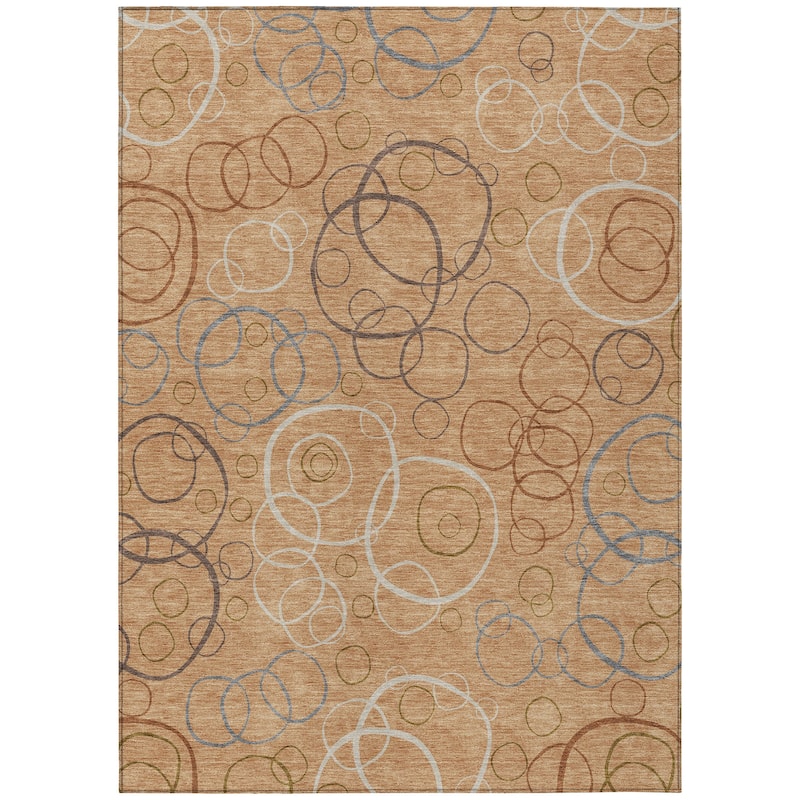 Machine Washable Indoor/ Outdoor Contemporary Nexus Chantille Rug