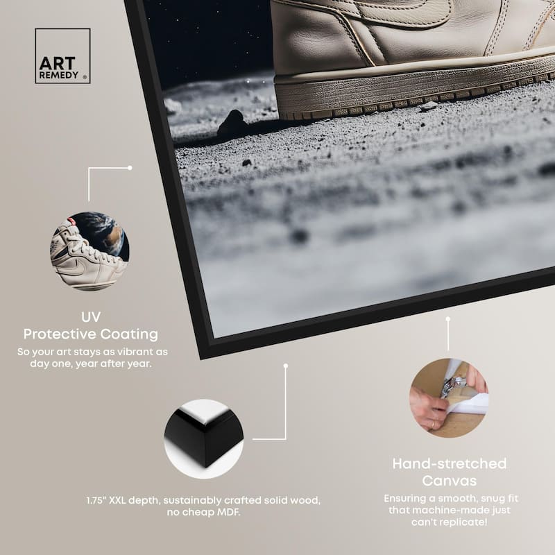 Zero-G Jordans Canvas by Art Remedy