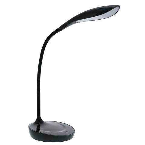 Bostitch Gooseneck LED Desk Lamp, Black