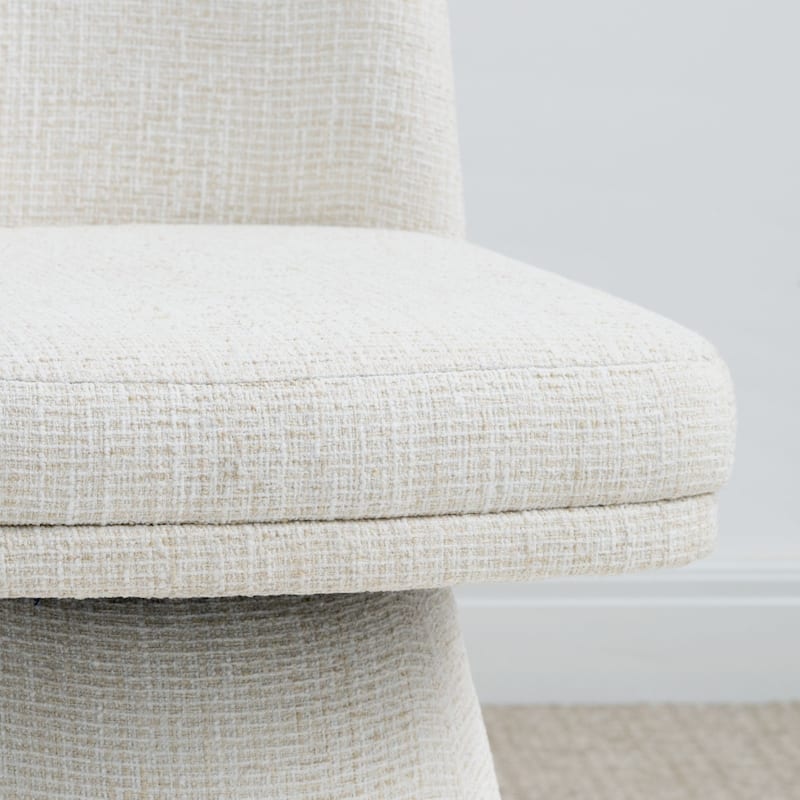 Upholstered Swivel Dining Chair(Set of 6)