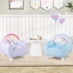 preview thumbnail 1 of 5, Children's Cartoon Sofa Armrest Chair w/Sturdy Wood Construction