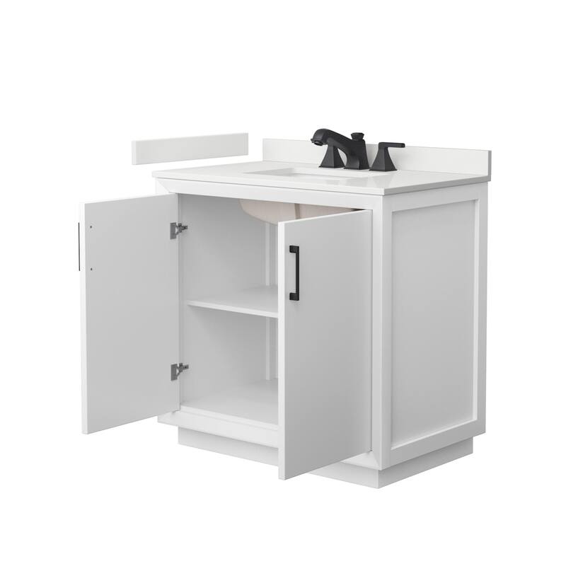 Wyndham Collection WCF414136S-QTZ-US3MXX Strada 36" Free Standing