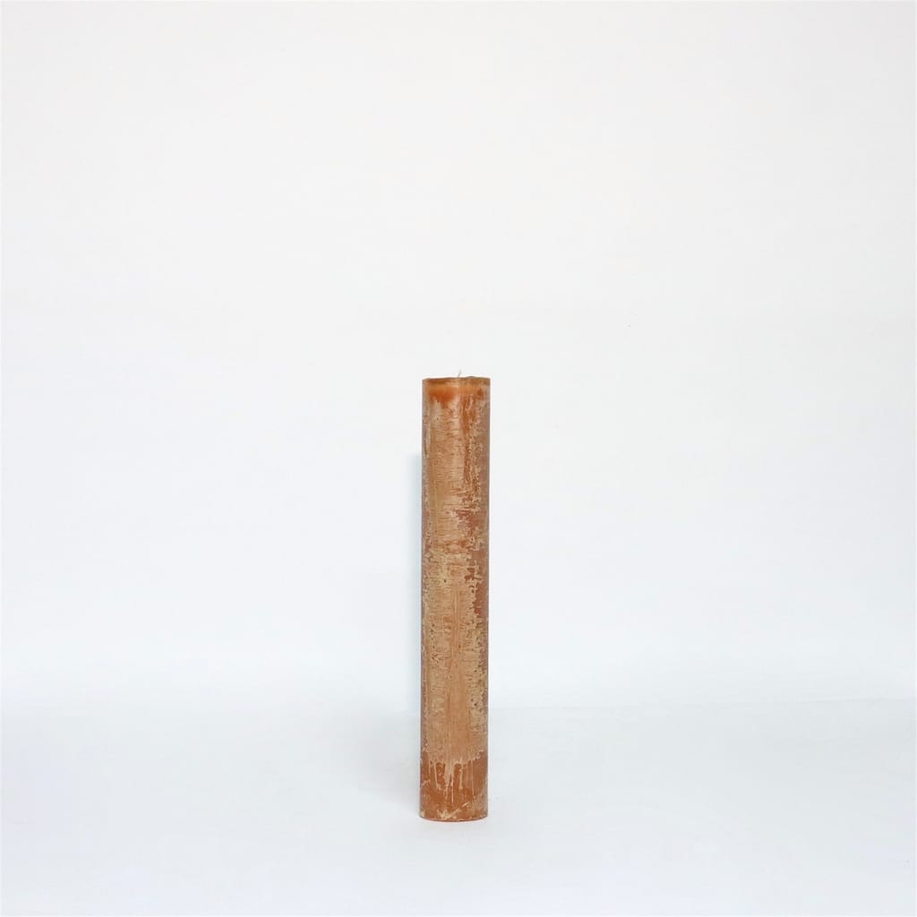 Large Pillar Candle 2.75"x17.75"H Cognac -ST - Cognac