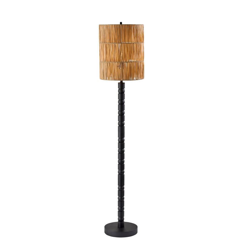 Norfolk Floor Lamp - Black Wood - Black Wood