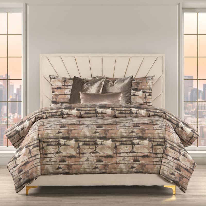 Graffiti Artist-style Duvet Set - Graffiti Smoke - Queen - 7 Piece