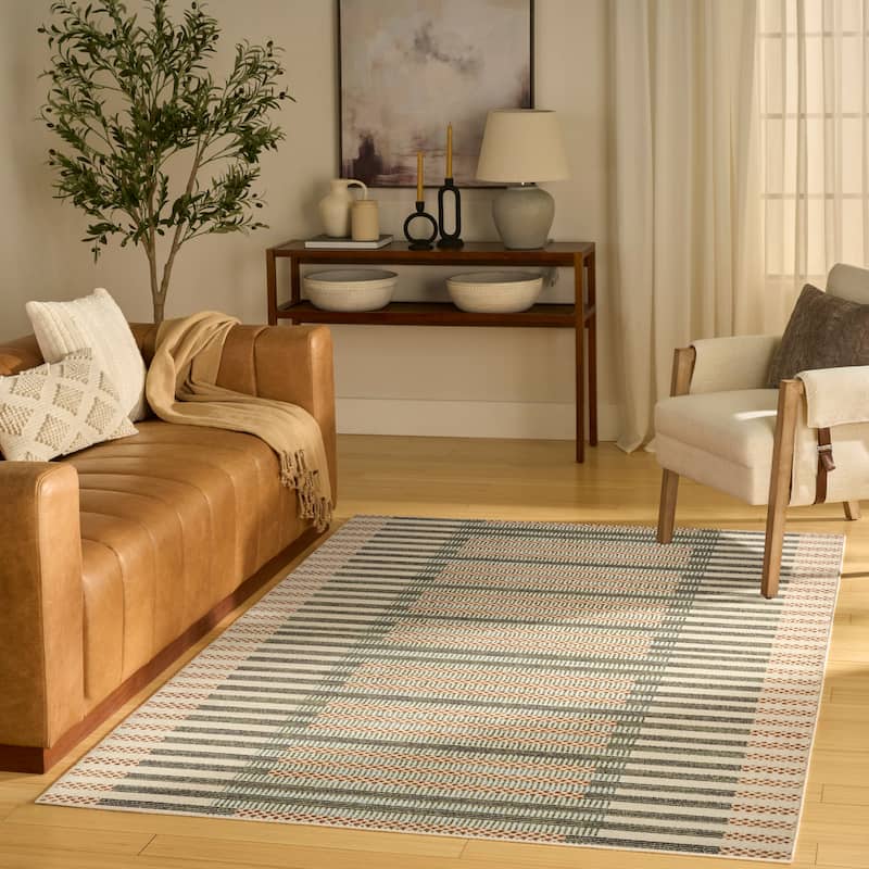 Nourison Nordic Indoor only Geometric Area Rug