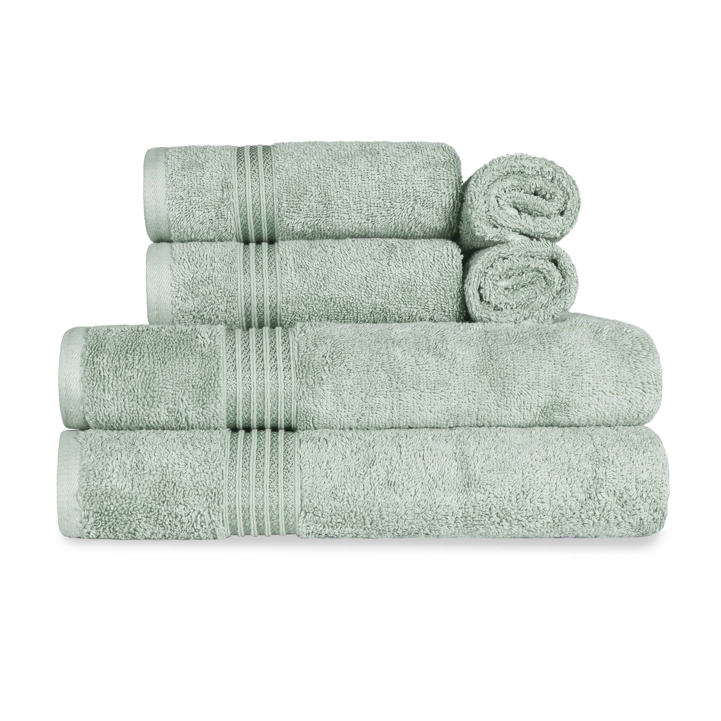 Superior Heritage Egyptian Cotton Absorbent 6-Piece Towel - Picture 42 of 70