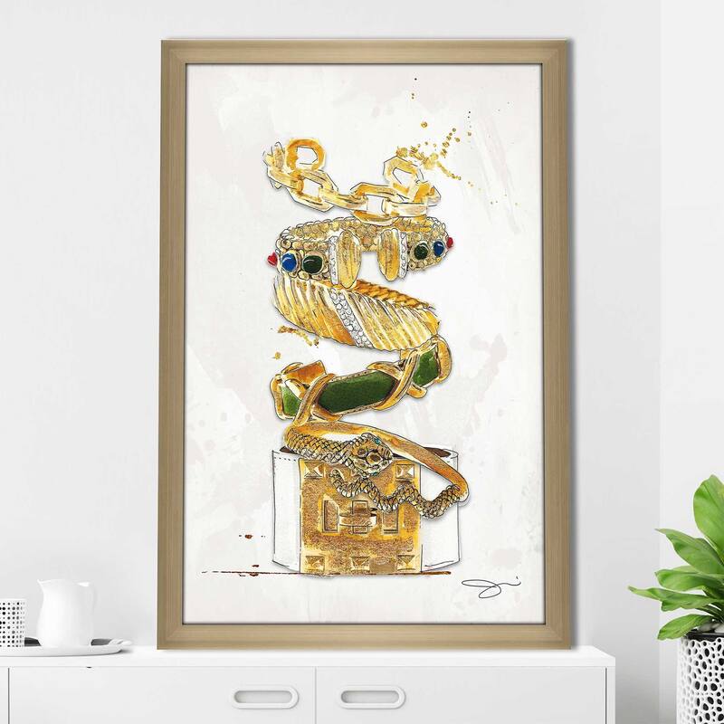"Fashion Necklace 2" by Jodi Print on Acrylic