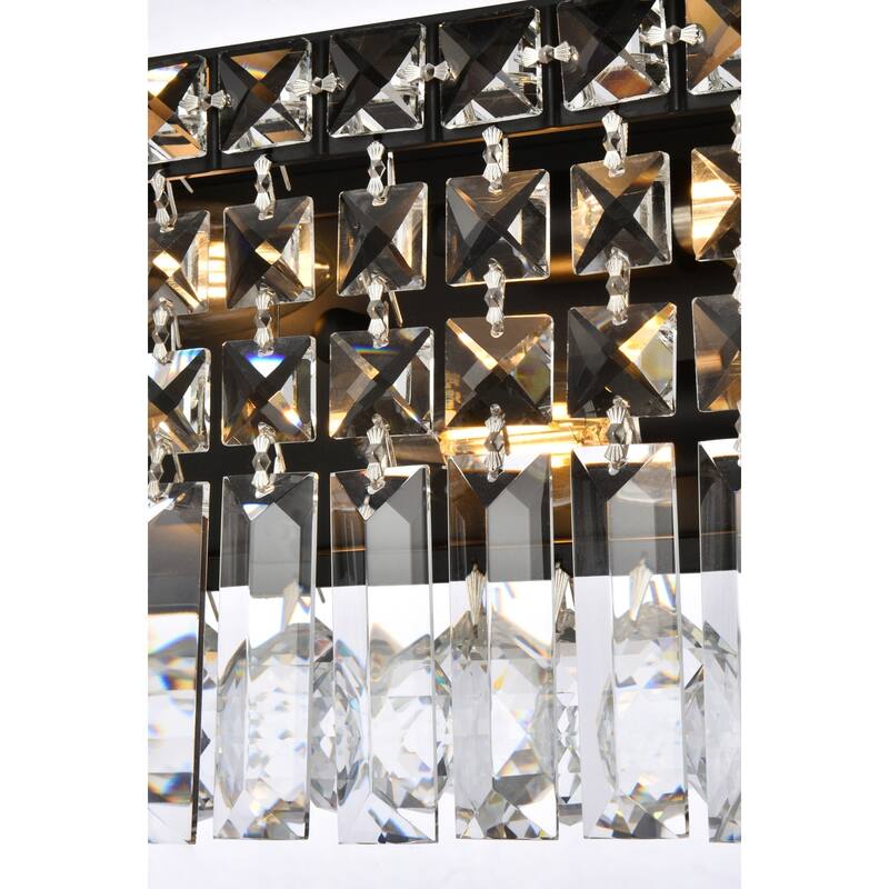 Elegant Lighting V2032W30/RC Maxime 7 Light 6" Tall Wall Sconce with