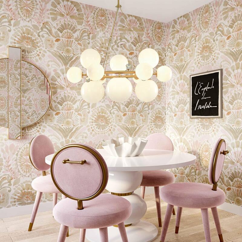 12-Light Luxe White Bubble Glass Globe Round Circle Chandelier