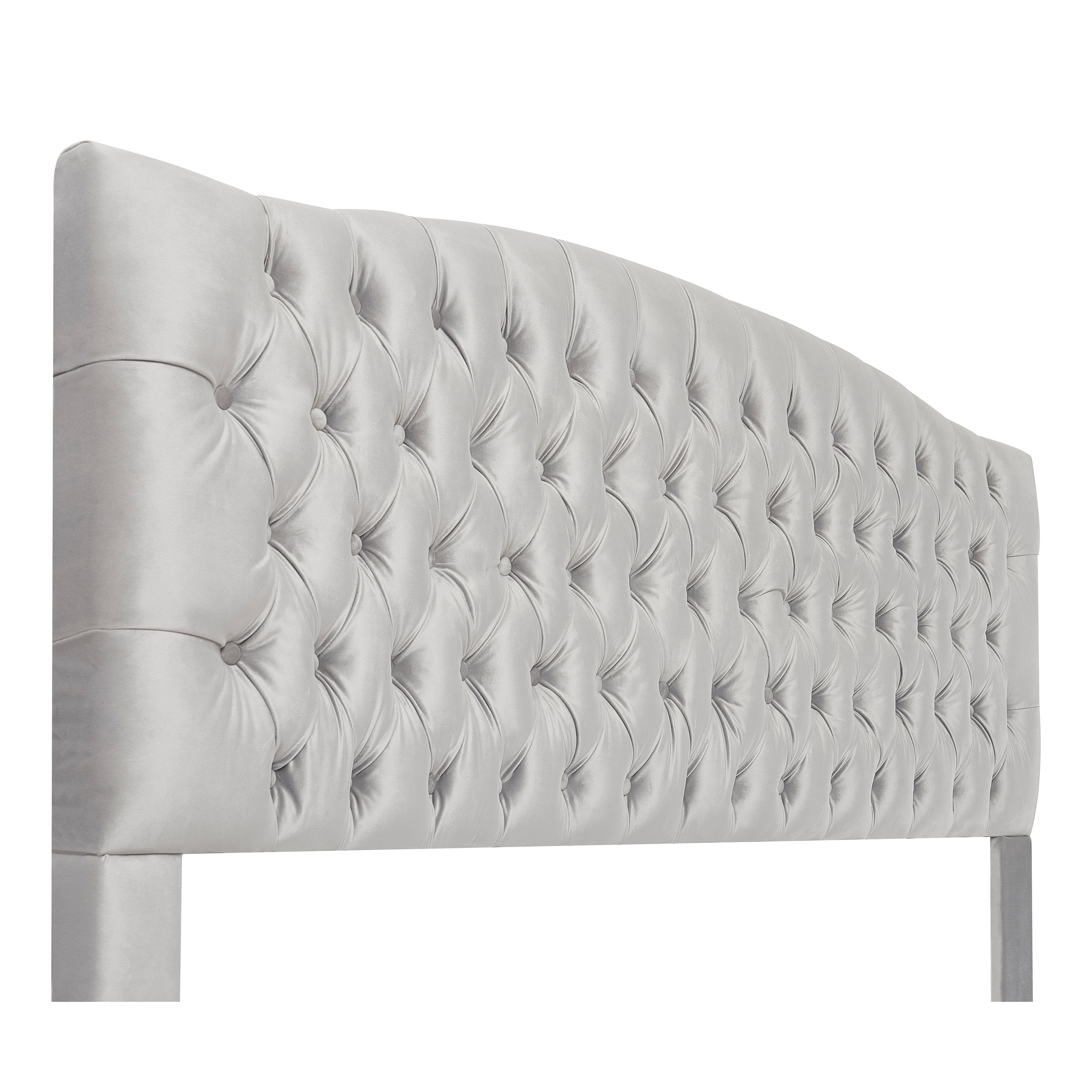 Elle Decor Celeste Tufted Upholstered Padded Headboard with