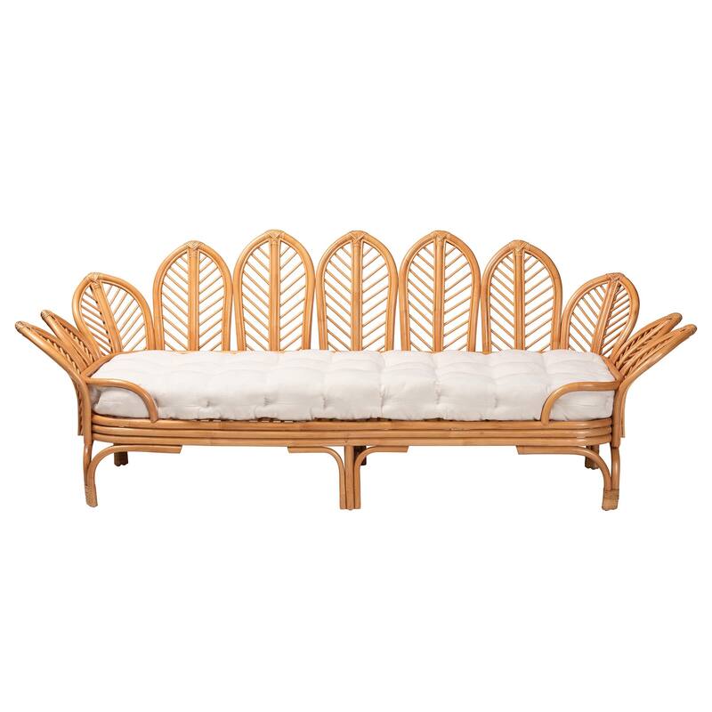 Loften Bohemian Light Honey Rattan Daybed