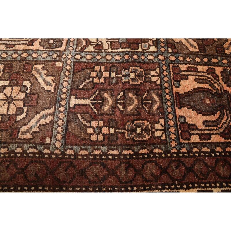 ECARPETGALLERY Hand-knotted Kayseri Vintage Brown Wool Rug - 4'11 x 9'6