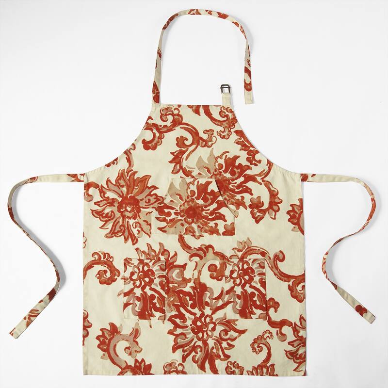 Exclusive Fabrics Indonesian Printed Cotton Apron - 27 X 34