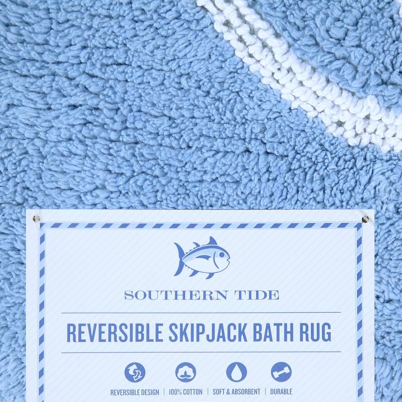 Southern Tide Skipjack Reversible Cotton Bath Rug
