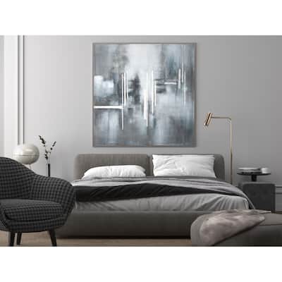 Royal Skies, Hand Painted Framed Canvas