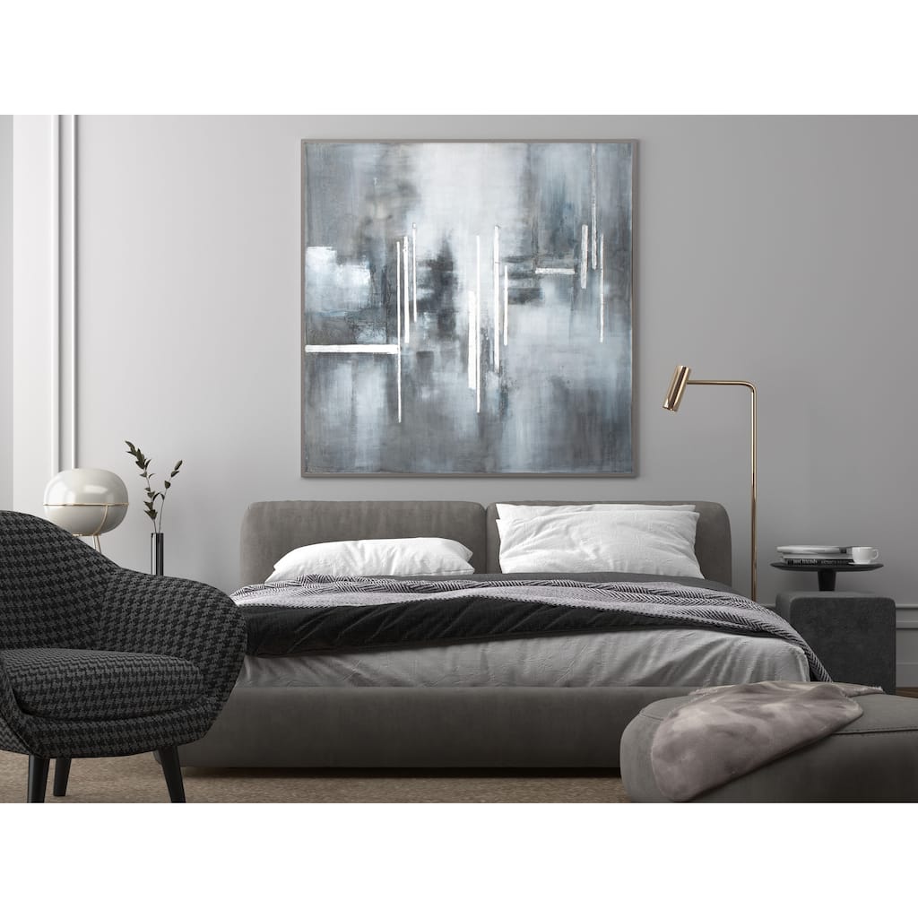 Royal Skies, Hand Painted Framed Canvas