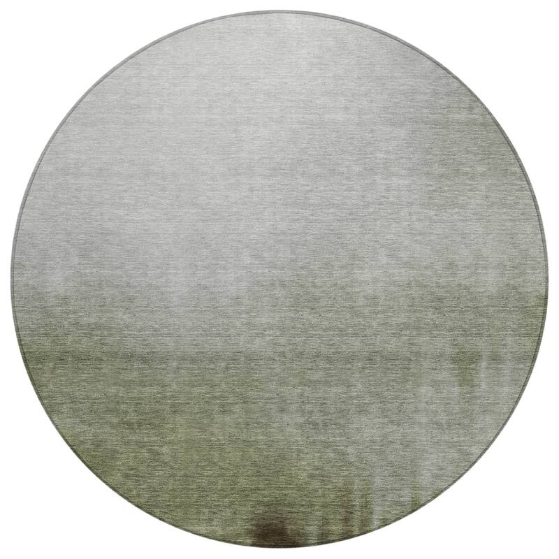 Machine Washable Indoor/ Outdoor Modern Dawn Chantille Rug