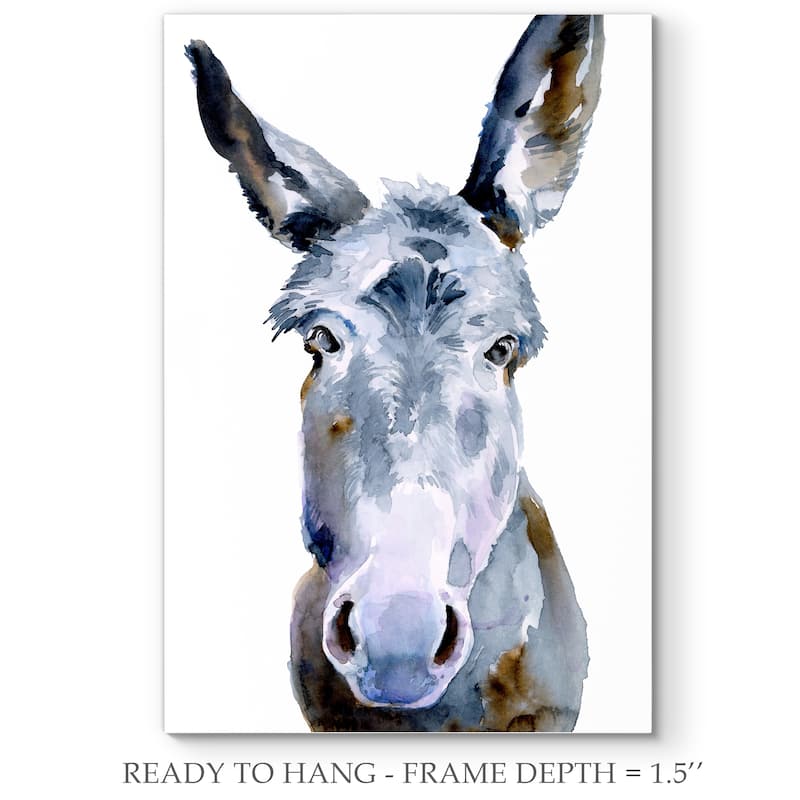 Sweet Donkey II -Premium Gallery Wrapped Canvas