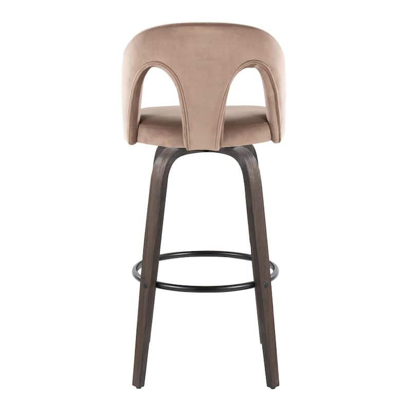 Ava Upholstered 30" Fixed-Height Counter Stool - Set of 2
