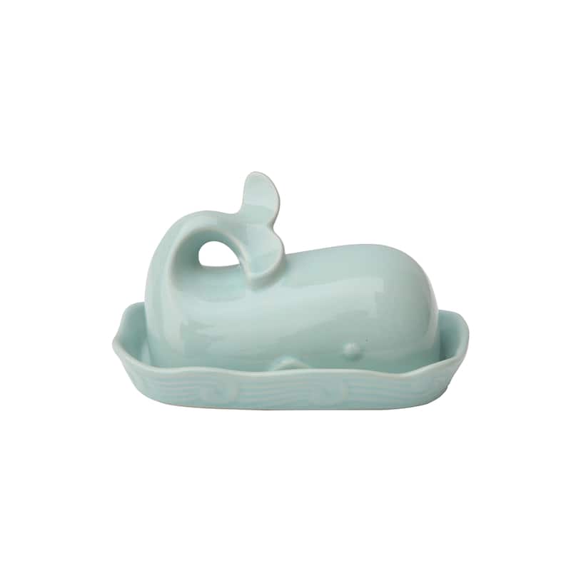 Whale Shaped Butter Dish with Lid