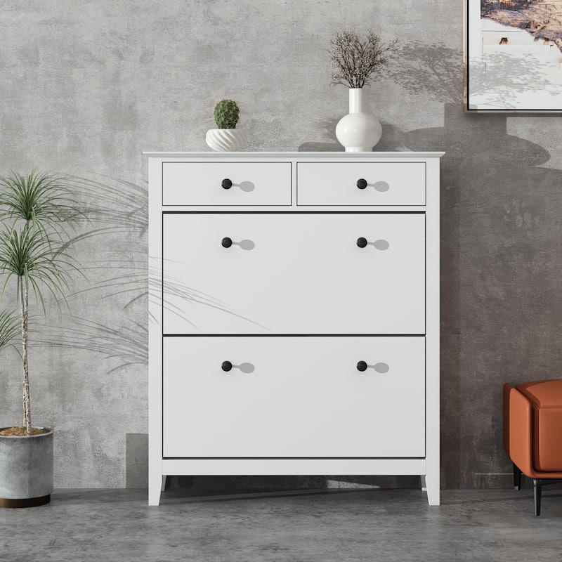 Shoe Cabinet Freestanding Storage Cabinet Shoe Rack Storage Organizer