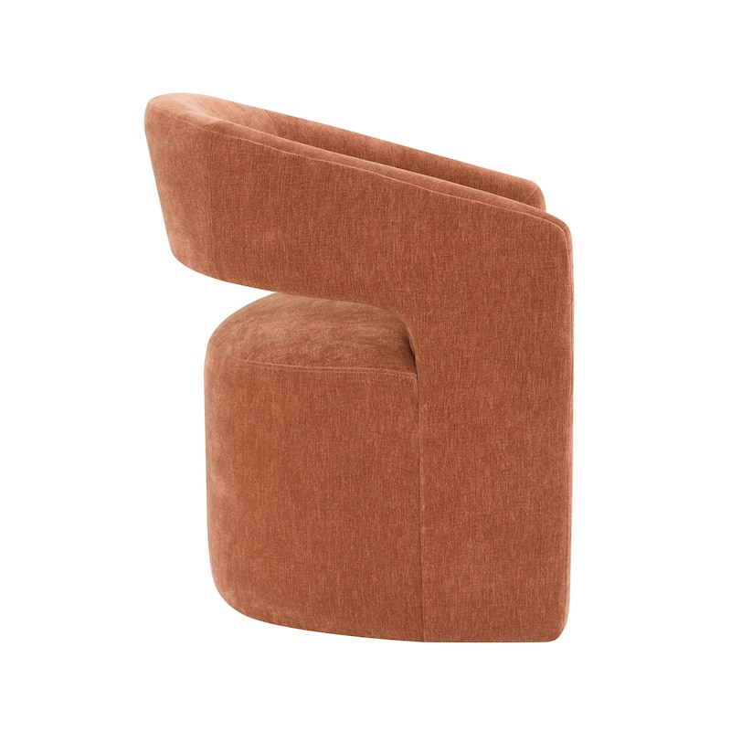 Furniture of America Rivena Modern 26-inch Fabric Accent Chair with Casters