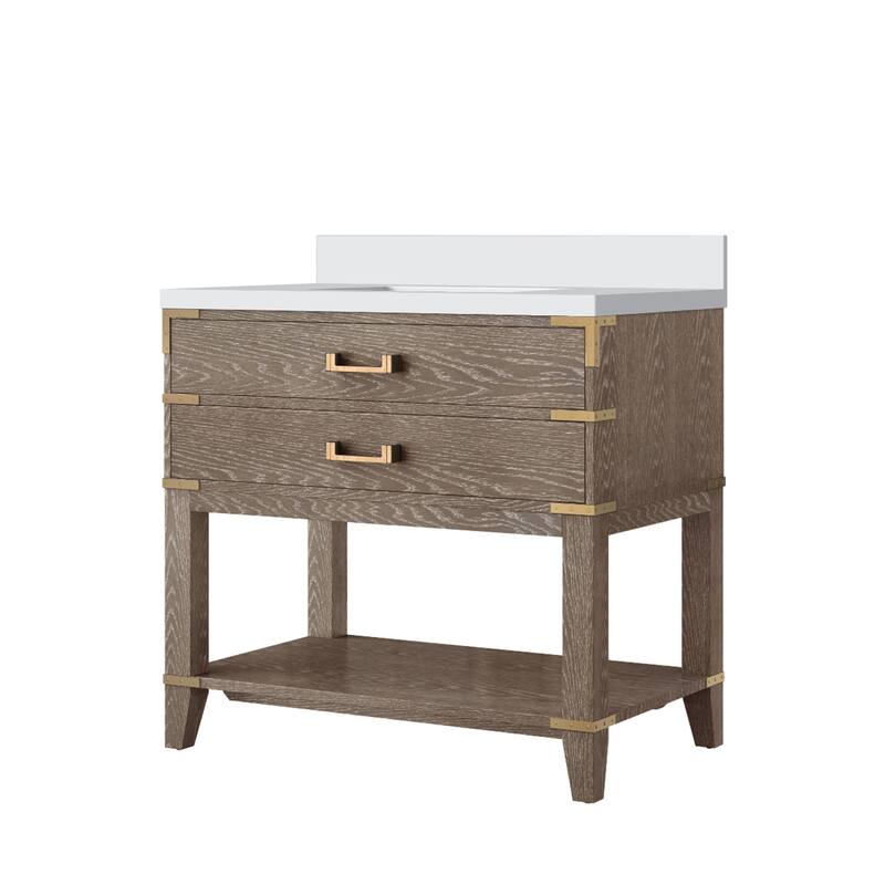 Norwalk Bath Vanity with Cultured Marble Top and Sink