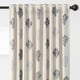 preview thumbnail 3 of 12, Chanasya Damask Room Darkening Window Curtain Panel Pair (Set of 2) W52 x H63 Inches - Blue