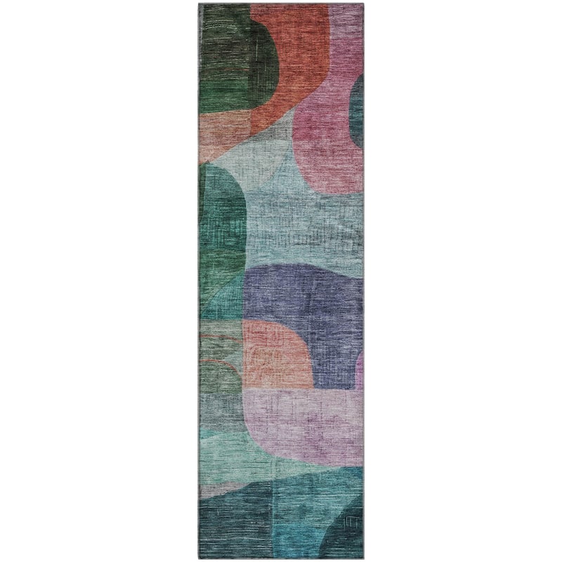 Premium Washable Super Soft Contemporary Abstract Mayfield Rug